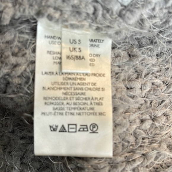 Free People Oasis Gray Oversized Cozy Tunic Sweater S - Picture 11 of 13